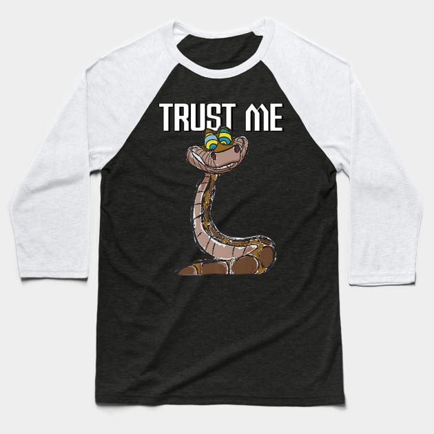 Kaa the Snake 'TRUST ME'  - Disney's The Jungle Book Baseball T-Shirt by FFSteF09